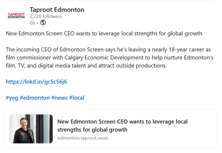 Taproot Edmonton’s social media posts are now automated – Taproot ...